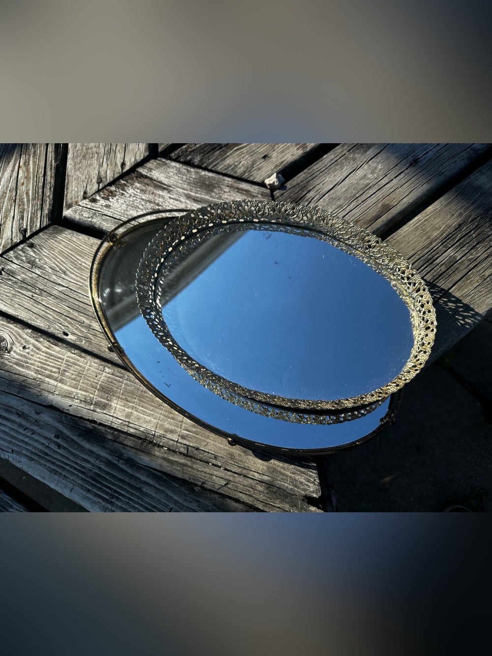 Ornate Gold Decorative Wall Mirror - Elegant Home Accent